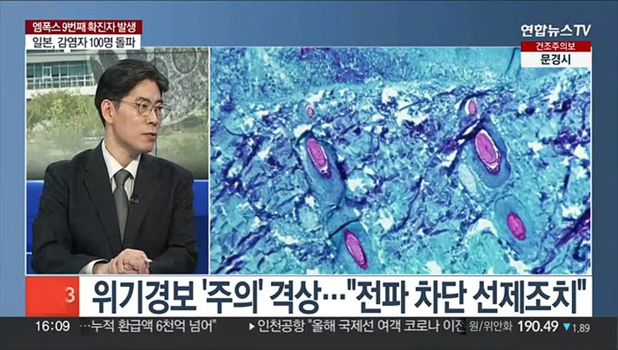 [1번지이슈] 엠폭스 9번째 확진자 발생…위기경보 '주의' 격상