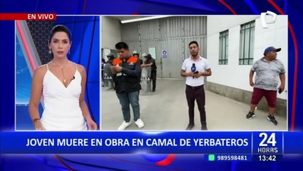 Joven fallece durante obras de ampliación del Camal de Yerbateros