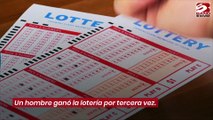 Hombre gana la lotería por tercera vez