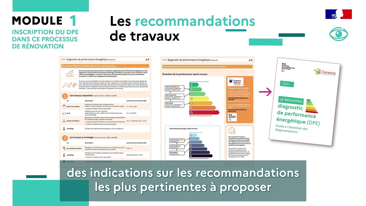 [MOOC] Améliorer la qualité de réalisation des DPE - Module 1 "DPE, outil central de la rénovation énergétique française"