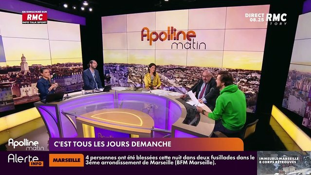 Apolline de Malherbe perd ses moyens dans Apolline Matin le jeudi 13 avril 2023 sur RMC Story