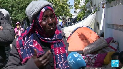 Tunisia migrant camp: Police dismantle refugee camp outside UN building