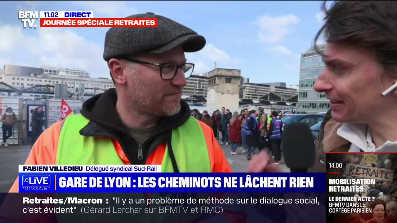 Fabien Villedieu (Sud-Rail): "On sait que le 1er mai, ça sera pour la première fois une manifestation unitaire"