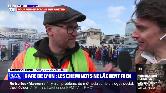 Fabien Villedieu (Sud-Rail): On sait que le 1er mai, ça sera pour la première fois une manifestation unitaire