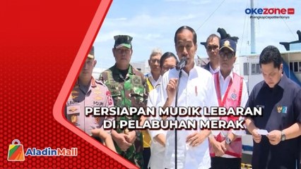 Jelang Arus Mudik, Jokowi: Mau Nyebrang di Pelabuhan Merak Wajib Punya E-Ticket