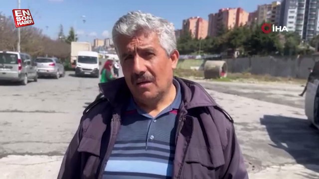 Başakşehir'de boş arazide stoklanmış araçlar bulundu