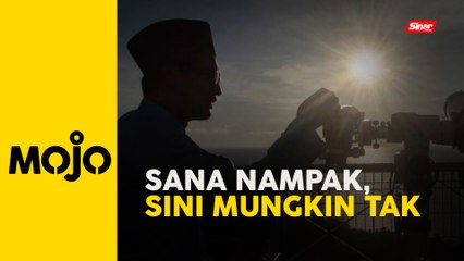 Video herunterladen: 1 Syawal: Kenampakan anak bulan antara negara tidak sama