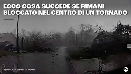 Ecco cosa succede se rimani bloccato nel centro di un tornado