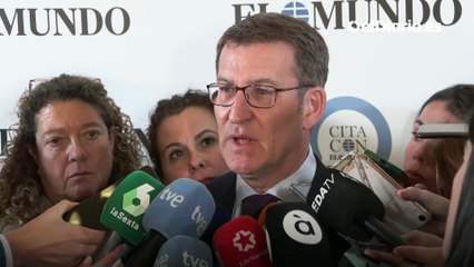 Feijóo defiende el "derecho" de Ferrovial a irse de España: "El Gobierno señala e insulta a los emprendedores"