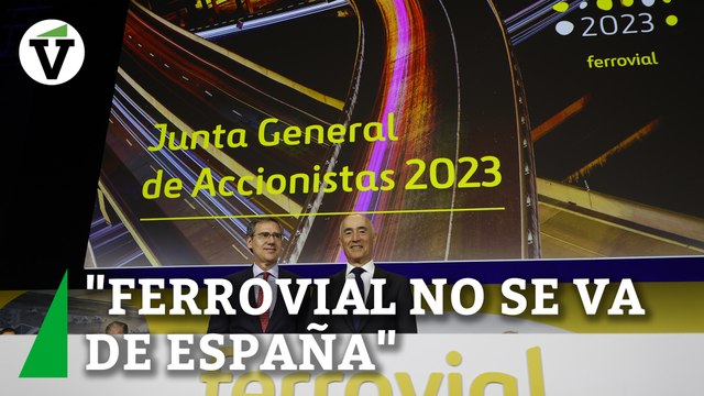 Del Pino apela a la libertad en la UE frente a los ataques del Gobierno a Ferrovial