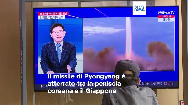 Giappone, allarme per un missile lanciato dalla Corea del Nord
