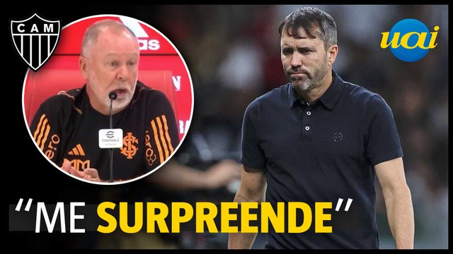 Atlético: Coudet responde declaração de Mano Menezes