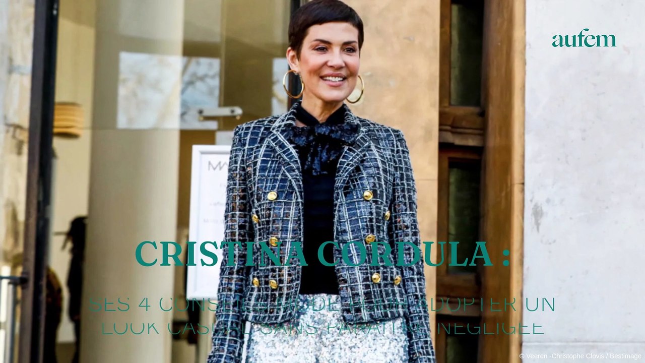 Cristina Cordula : ses 4 conseils mode pour adopter un look casual sans paraître négligée