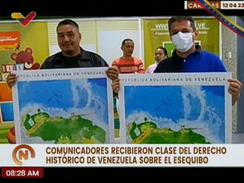 Caracas | Comunicadores recibieron clase del derecho histórico de Venezuela sobre el Esequibo