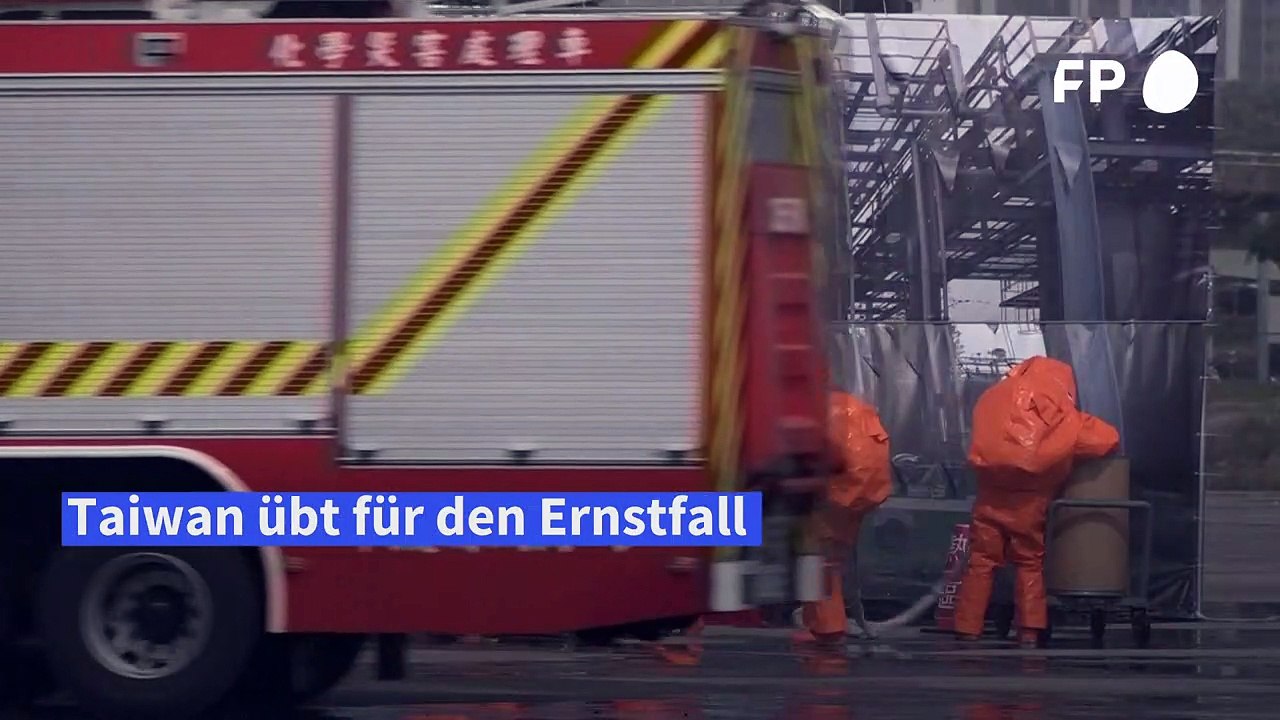 Taiwan übt für den Ernstfall