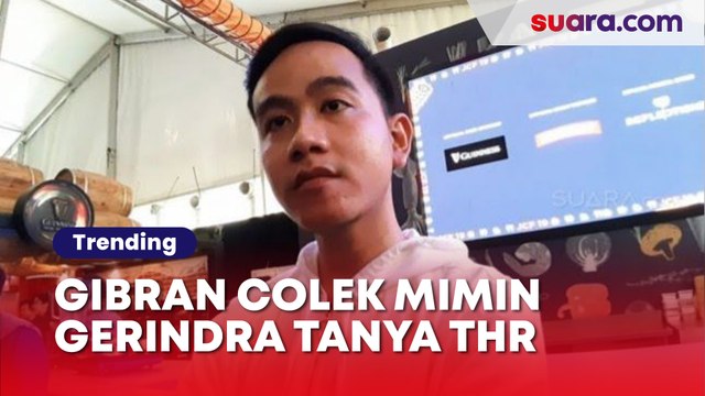 Tanpa Tedeng Aling-aling, Gibran Colek Mimin Gerindra Tanya THR hingga Kolak Pisang