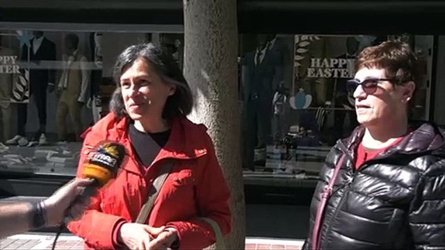 Μεγάλη η κίνηση το πρωί της Μ. Πέμπτης στο κέντρο της Λαμίας