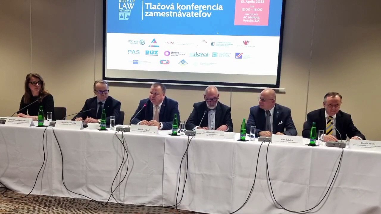 ZÁZNAM: Podnikatelia vyzvali prezidentku SR vetovať zákony prijaté bez pripomienkovania