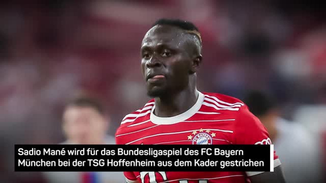 Bayern wirft Sadio Mané aus dem Kader
