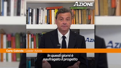 Calenda "Progetto partito unico con Italia Viva è naufragato"