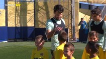 El Villarreal sigue preparando el partido de este sábado ante el Valladolid