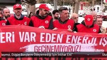 Uluğ Enerji İşçileri Çalışma ve Sosyal Güvenlik Bakanlığı Önünde: 