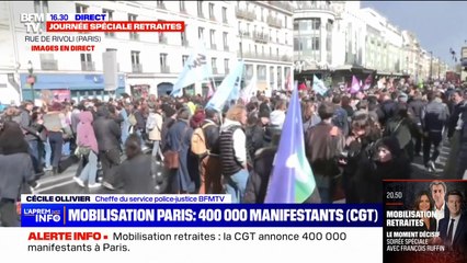 下载视频: Réforme des retraites: 400.000 manifestants à Paris selon la CGT