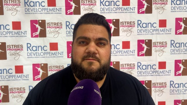 Interview maritima: Matteo Pentassuglia coach d'Istres Volley avant le Final Four de Coupe