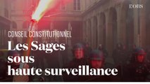 Le Conseil constitutionnel sous haute surveillance policière