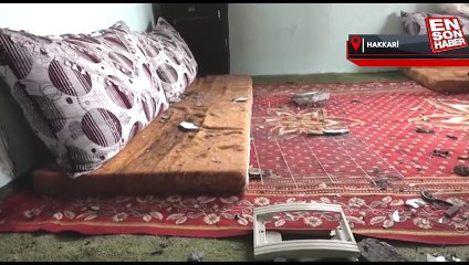 Hakkari'de evlerine yıldırım düştü