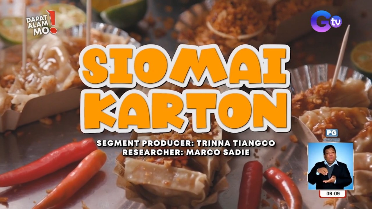 Nakatikim ka na ba ng ‘Siomai Karton’? | Dapat Alam Mo!