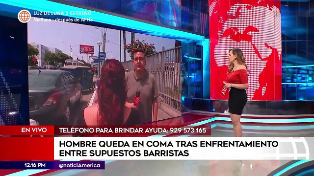 Carla Tello en America Noticias edicion mediodia preocupada por las intensas lluvias en el norte del Peru