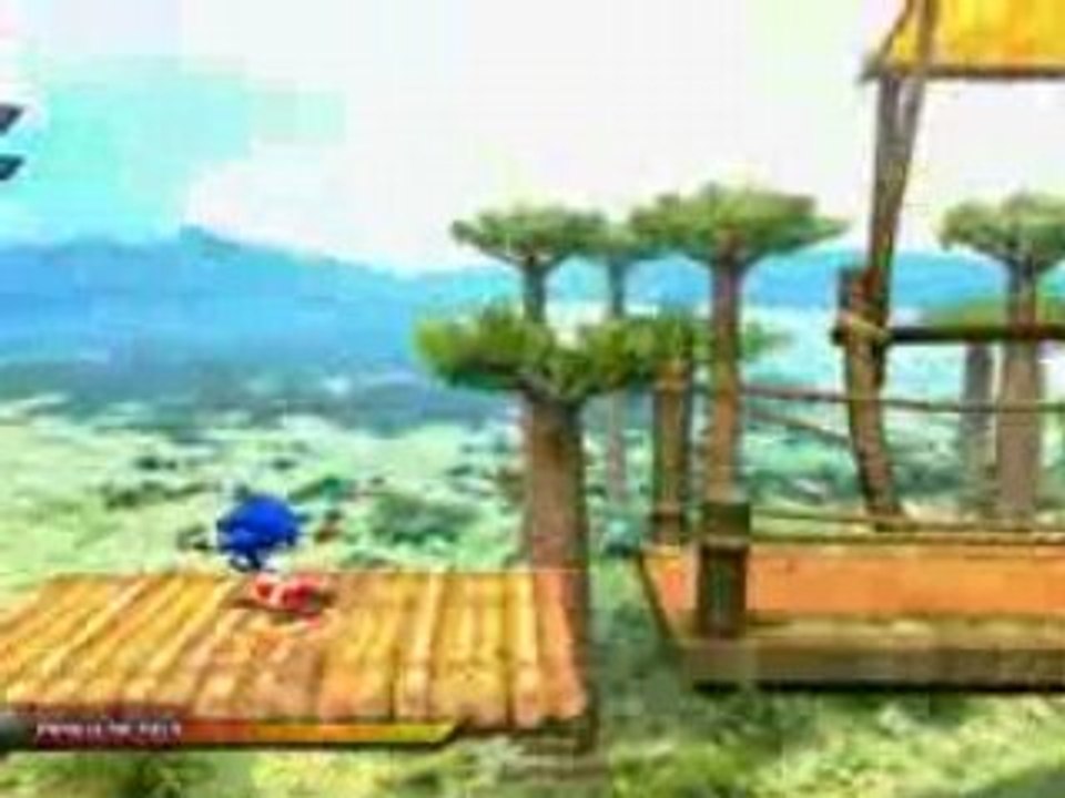 FIRST Sonic Unleashed Footage - Actual Gameplay !!