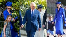 Roi Charles, Kate, William, George et Charlotte moments de tendresse et amour fêtant Pâques ensemble