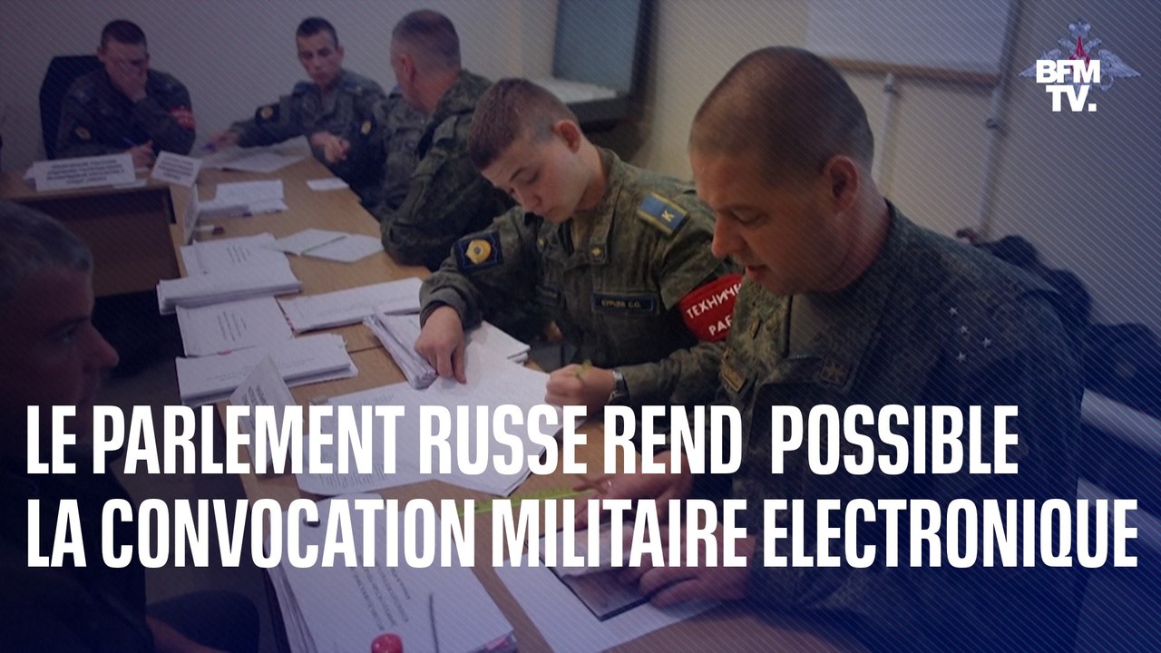 Russie: le Parlement russe rend possible la convocation militaire électronique