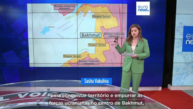 Forças russas controlam pelo menos 76,5% de Bakhmut