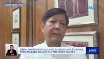 Hindi magkukulang sa bigas ang Pilipinas, pero mababa na ang buffer stock ng NFA -- PBBM | Saksi