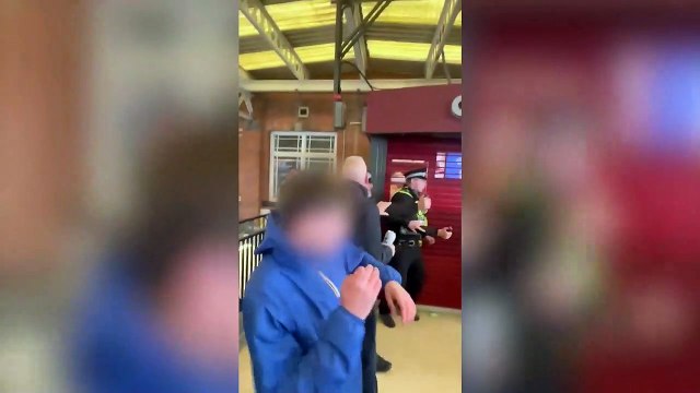 Police accused of heavy-handed tactics after pepper-spraying footie fans