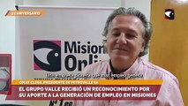 El Grupo Valle recibió un reconocimiento por su aporte a la generación de empleo en Misiones