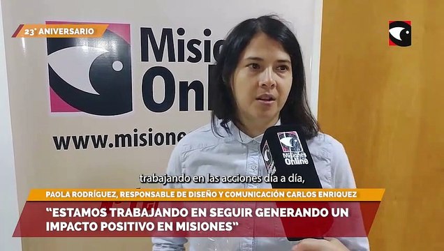 23° Aniversario de Misiones Online , “Estamos trabajando en seguir generando un impacto positivo en Misiones” afirmaron desde la empresa Carlos Enriquez