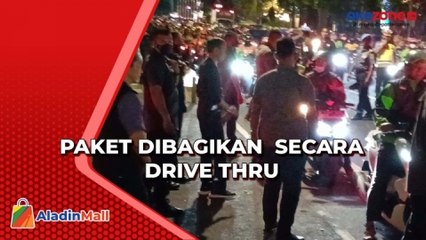 Presiden Jokowi Bagikan 1.700 Paket Sembako Untuk Warga Kota Bogor