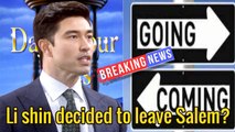 Li Shin makes a decision that shocks Gabi and leaves Salem Days of our lives spoilers on Peacock