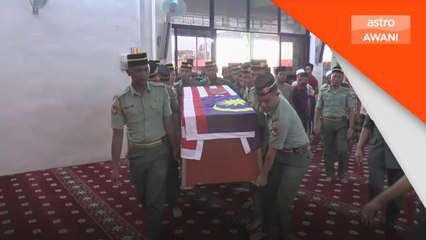 Jenazah koperal Mohammad Nasri selamat dikebumikan
