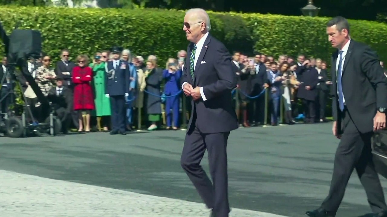 Präsidenten unter sich: Biden zu Besuch in Dublin