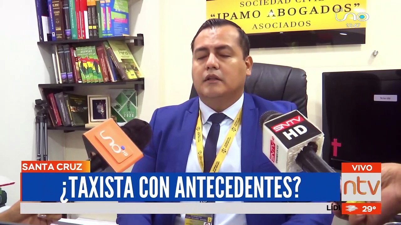 Abogado de Jaime Melgar, acusado de agredir violentamente a un taxista, señala que existen antecedentes de este conductor