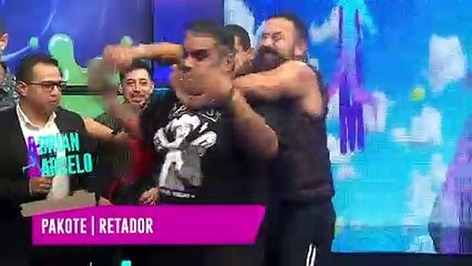 Le dan con todo a 'Pacote' en pleno programa