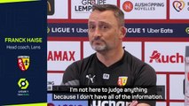 Lens boss Haise cautious to condemn Galtier amid alleged racism