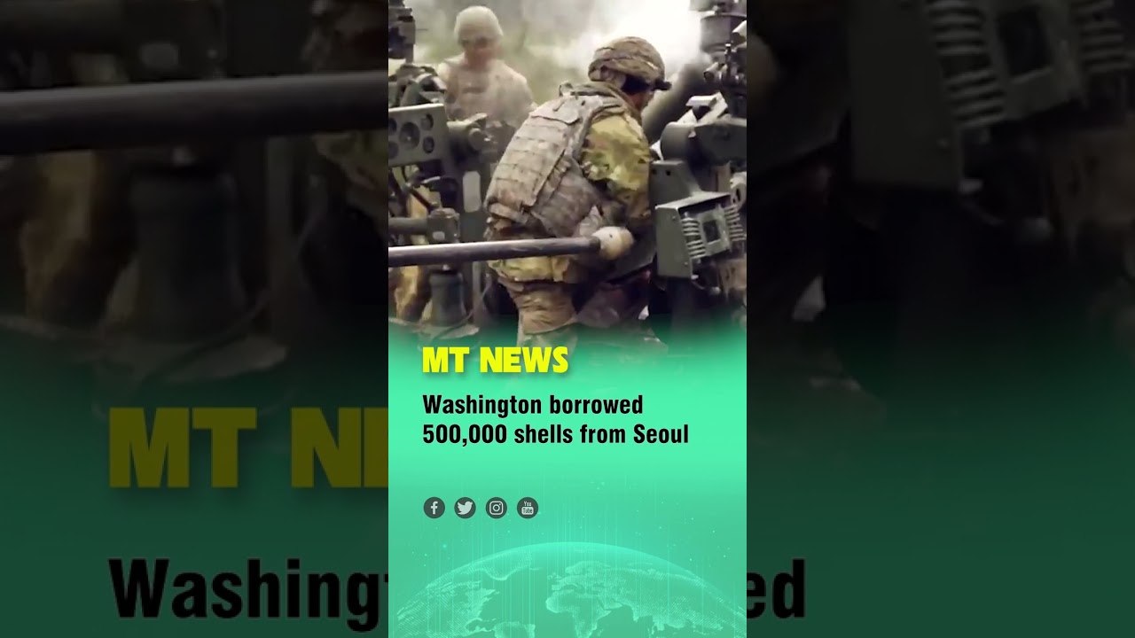 Washington borrowed 500,000 shells from Seoul