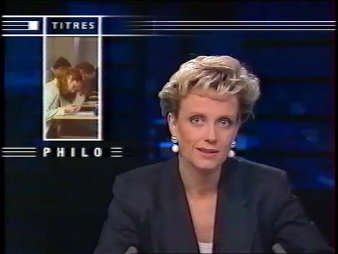 France 3 - 9 Juin 1995 - Fin Faut Pas Rêver (Sylvain Augier), pubs, titres du Soir 3 (Catherine Matausch)