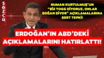 Fatih Portakal Numan Kurtulmuş'un Tepki Çeken Açıklamalarına Erdoğan'ın Bu Sözleriyle 'Yanıt' Verdi!